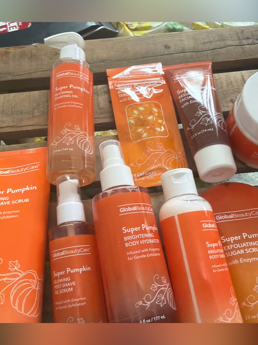 Global Beauty Super Pumpkin skin and shave - 10 pieces
